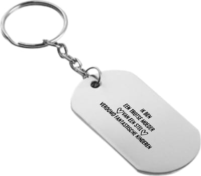 Akyol - ik ben een trotse moeder van een stel verdomd fantastische kinderen sleutelhanger - Mama - trotse moeder/fantastische kinderen - moederdag cadeautjes - moederdag - cadeau - verjaardagscadeau - verjaardag - kado - geschenk - gift
