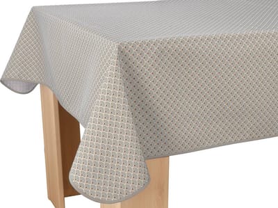 Tafelkleed anti-vlek Vanesse ficelle vierkant 150 x 150 cm - Bonne et Plus tafellaken - Woonkamer decoratie