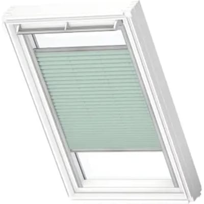 Velux Manueel Lichtdoorlatend Plisségordijn Fhl Ck04 1281s Muntgroen