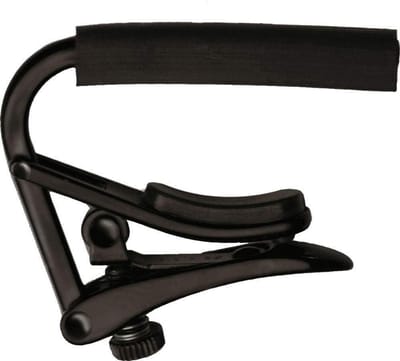 Gitaar Capodaster - Capo Gitaar - Muziek Maken - Standaard Gitaar - Eén Maat - Zwart