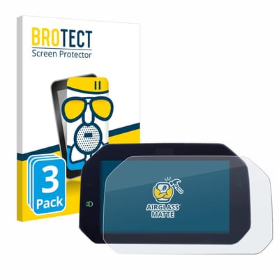 BROTECT - Screenprotector voor BMW R 1250 GS Connectivity TFT 6.5" - Folie Beschermfolie Beschermglas matte 3 Stuks