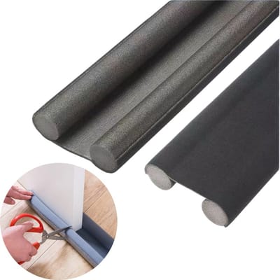 2-pack Deurtochtstrips – Dubbellaagse afdichting – Wind- & geluidsisolerend – Afdichting voor deurspleten – Thermische & stofwerende tochtstopper – 93 cm