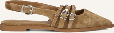 Notre-V D241192129 Hakken Dames - Camel - Maat 37