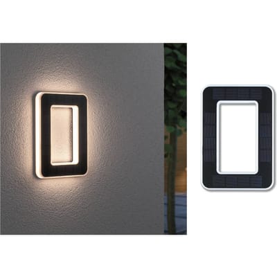 Paulmann 79851 4000870798515 Huisnummerlamp op zonne-energie Energielabel: A (A - G) 0.20 W Warmwit Zwart