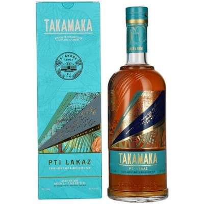 Takamaka Rum Takamaka PTI LAKAZ Rum Batch 2 45,1% Vol. 0,7l in geschenkverpakking
