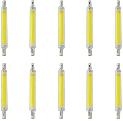Avide R7s LED Staaflamp 118mm - 13W 220-240V - 3000K - 1100lm - LED Lampjes Insteek - Warm wit licht - Vervangt 77W lamp - 10 stuks