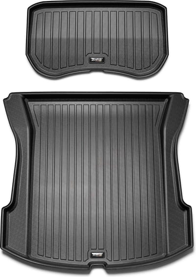 Tesla Model 3 Rubberen Kofferbakmatten Set Trunk en Frunk Auto Accessoires Nederland en België
