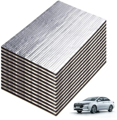 Dailygoods - QCBWGRD12 Geluidsisolerende mat voor auto's, geluidsisolatie en warmte-isolatie, 40 cm x 25 cm x 5 mm, 1,2 m²