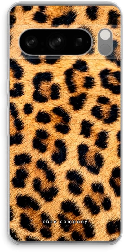 Case Company® - Hoesje geschikt voor Google Pixel 8 Pro hoesje - Luipaard - Soft Cover Telefoonhoesje - Bescherming aan alle Kanten en Schermrand