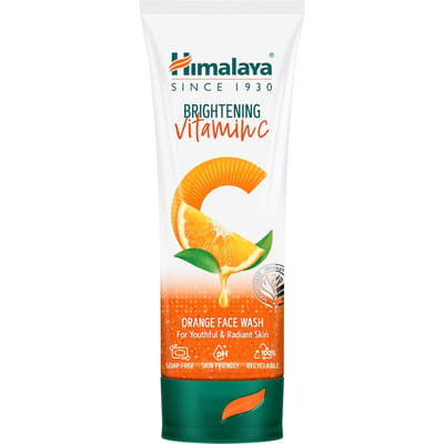 Himalaya Verhelderende Vitamine C Sinaasappel Gezichtsreiniger 100ml Natuurlijke Glansversterkende Reiniger voor Verwijdering van een Vale Huid orange