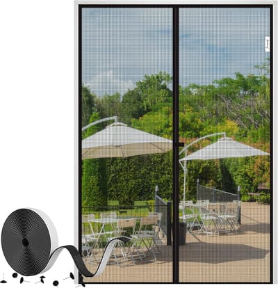 Vliegengordijn 160x230 CM - Magnetisch Deurgordijn voor Decoratieve en Functionele Deurafsluiting