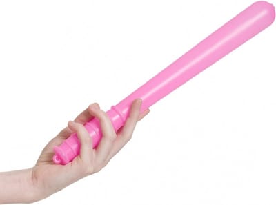 Roze politie knuppel met geluid - vrijgezellenfeestje artikelen