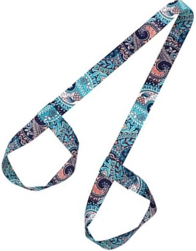 Verstelbare Yogamat Draagriem voor Yoga en Pilates - Elastische Riem van Nylon Polyester