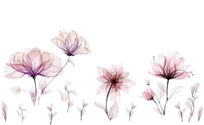 Roze Bloemen Muurstickers – Woonkamer & Slaapkamer Achtergronddecoratie – Meisjes Kamer Huisdecoratie – Muurschildering Stickers