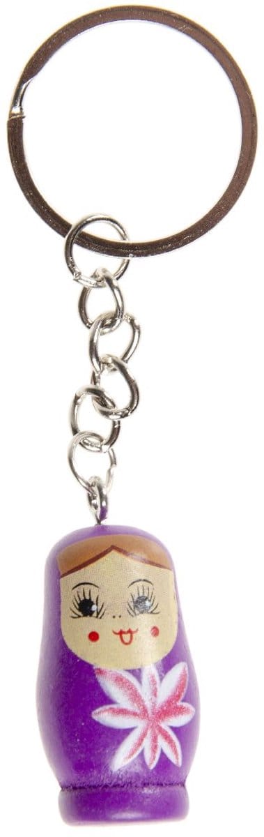 Duckiez Sleutelhanger Matroesjka Pop Hout - 1 stuk