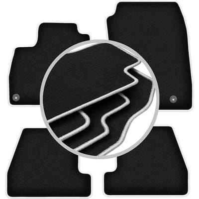 CARLUX-SILVER automatten voor: Ford Focus MK3 FL sedan, stationwagen, hatchback (2017-2020)