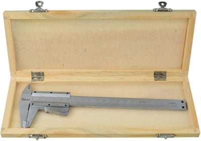 GEKO Vernier schuifmaat - precisie meting - roestvrij staal - 150 mm - auto-lock