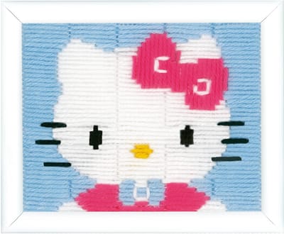 Vervaco - Spansteek kit - Hello Kitty - PN-0157751 - Borduren - Borduurpakket - Borduurpakket kind