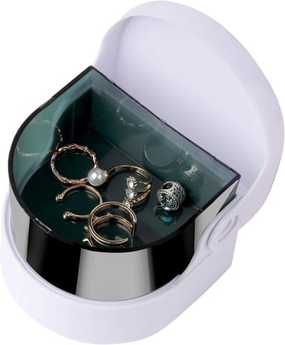 Ultrasone Kunstgebit Reiniger - Effectieve Reiniger voor Kunstgebitten, Beugels en Sieraden - Voor een Stralend Schone Glimlach!