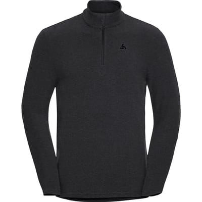 Odlo Middenlaag Loopshirt Halve Rits ROY GRIJS - Maat M