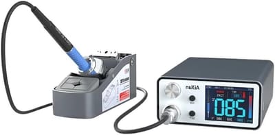Intelligent Soldeerstation - Snel opwarmen - Precisie Solderen - 200W Vermogen - DC 24V - Zwart