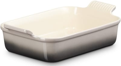 Le Creuset Ovenschaal 26 cm - 2,4 L - Aardewerk - Flint - Rechthoek