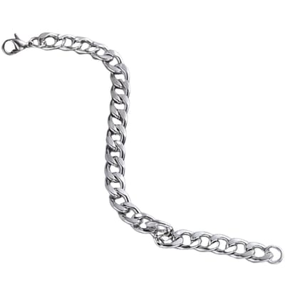 Livano Armband - Staal - Nep Zilver - Heren - 19cm