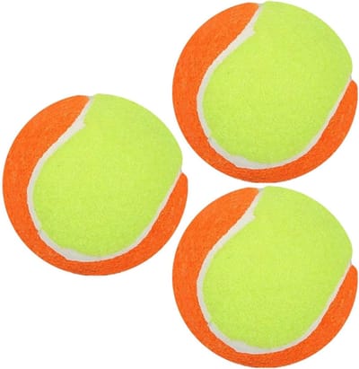 Trainingsballen - Oefenballen - Tennistraining - Hoogwaardig rubber - 64 mm - Geel Oranje