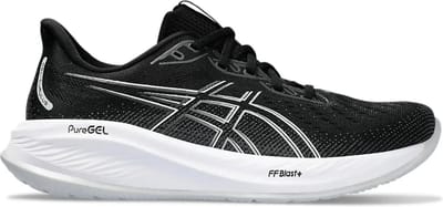 ASICS Gel-Cumulus 26 - Hardloopschoenen - Maat 49 - Black/Concrete / Zwart Grijs - Gel-Cumulus - Hardlopen - Heren Hardloopschoenen