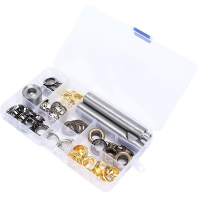 Kit d'outils à œillets 12 mm Grands œillets métalliques galvanisés Ensemble d'outils Décoration d'artisanat Équipement de bureau