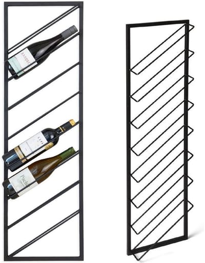 SMH LINE® Industrieel Wijnrek - Flessenrek - Wijnrek Metaal - 8 flessen - 30x9,5x99,5cm