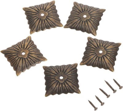 100x Antieke Decoratieve Bekledingsnagels - IJzeren Tacks voor Meubels, Deuren en Sofa's (21x21mm)