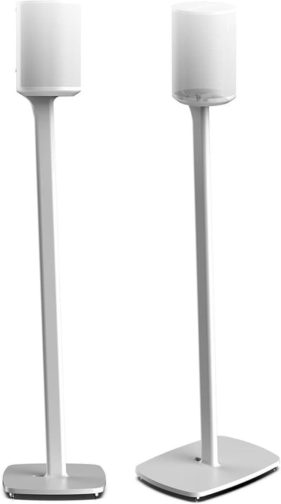 Luidsprekerstandaard - Vloerstandaard Speaker - Muziek Luisteren - Specifiek Ontwerp - 28.5 cm Hoogte - Wit