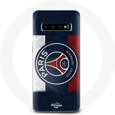 Coque - Paris Saint Germain - Samsung Galaxy S10 Plus - Souple - Logo PSG - Protection
