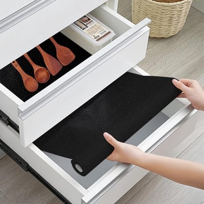 Antislip Lademat 45x500 cm voor Keukenkast en Koelkast - Waterdicht en Oliebestendig