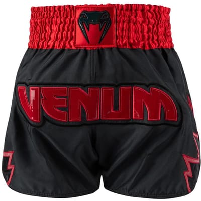 Venum Inferno Muay Thai Shorts Antraciet Rood - M
