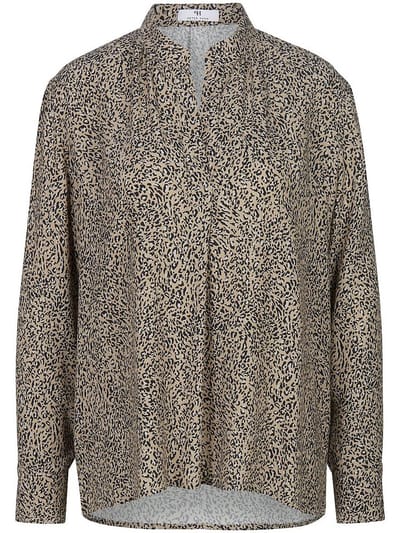 Overslagblouse Van Peter Hahn beige