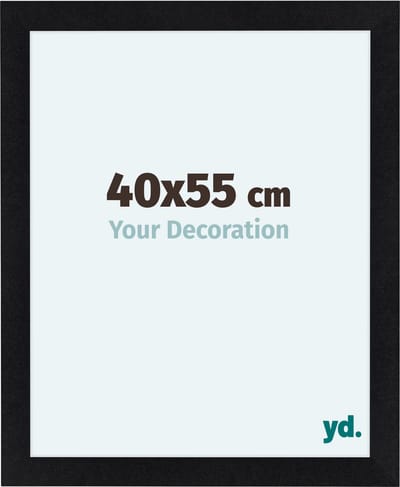 Your Decoration - Fotolijst 40x55 cm - MDF - Zwart Mat - Como