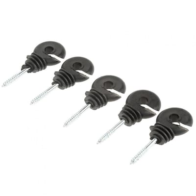 Dailygoods- Ringisolatoren 50 Stuks - Schrikdraadisolatoren - Weersbestendig - Eenvoudig te installeren - Milieuvriendelijk - Lange levensduur