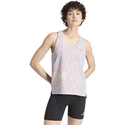 Adidas Adi365 Animal Print Iconic Tank Top T-shirts Dames - Grijs - Maat M (38-40) - Poly Mesh
