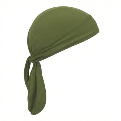 Bandana – groene mesh sport bandana – ademende unisex hoofddoek – lichtgewicht biker bandana – ideaal voor sport, motor & zomer