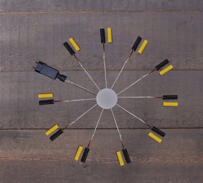 Anna's Collection Trafo 3v Voor 10 X 2 Aa Bat. - Verlichting - Zwart per stuk 4m Aanloopsnoer