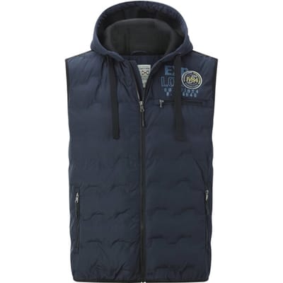 Jan Vanderstorm herren Bodywarmer - 54 - donkerblauw - Plus Size