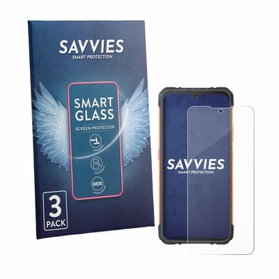 3 Stuks Savvies Screenprotector - geschikt voor Cubot KingKong Ace 5 - beschermfolie glas transparant