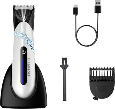 Waterdicht Balscheerapparaat voor Mannen - Intiem Trimsysteem met LED Verlichting en Oplaadbare Functionaliteit