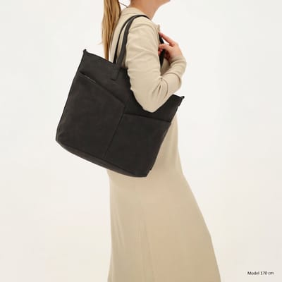 Beagles Lourenza Shopper - Crossbody - Schoudertas - Dames - Werk - School - Tote Bag - Dames Tas - Zwart