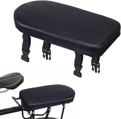 Fiets Zitkussen - Fietsbankje Comfort - Comfortabel Fietsen - Waterdicht Antislip - 30x15 cm - Zwart