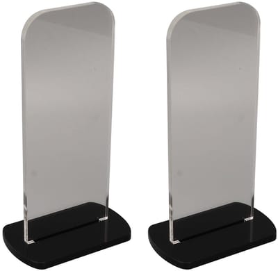 Dailygoods- Bokshandschoenhouder Robuuste Acrylconstructie - Display Standaard - Verticale Houder - 2 Stuks - Boks Memorabilia - Decoratief Stuk - Displaystandaard