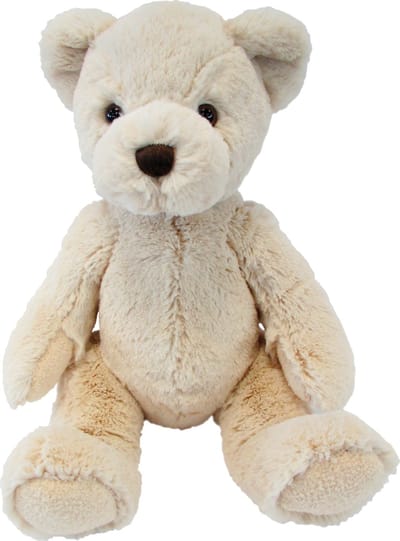 Suki Gifts Knuffelbeer - beige - 32 cm - pluche - teddybeer - beer - knuffeldier - berenknuffel - Speelgoed knuffelbeesten