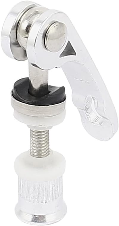 Fiets Zadelklem - Zadelpen Klem - Zadel Verstellen - Snelspanner Mechanisme - 12 cm - Zilver